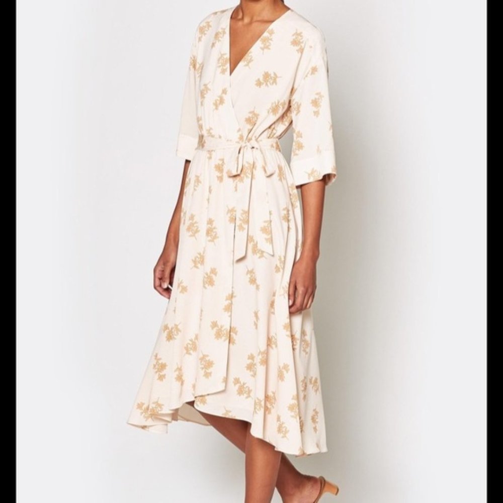 NEW Joie Daymon B Floral Print V-Neck Dress